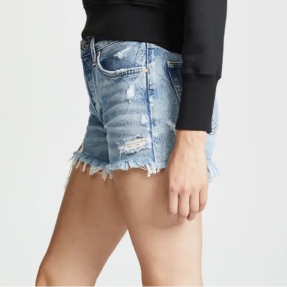 AGOLDE Denim Shorts Size 25 - Picture 2 of 9